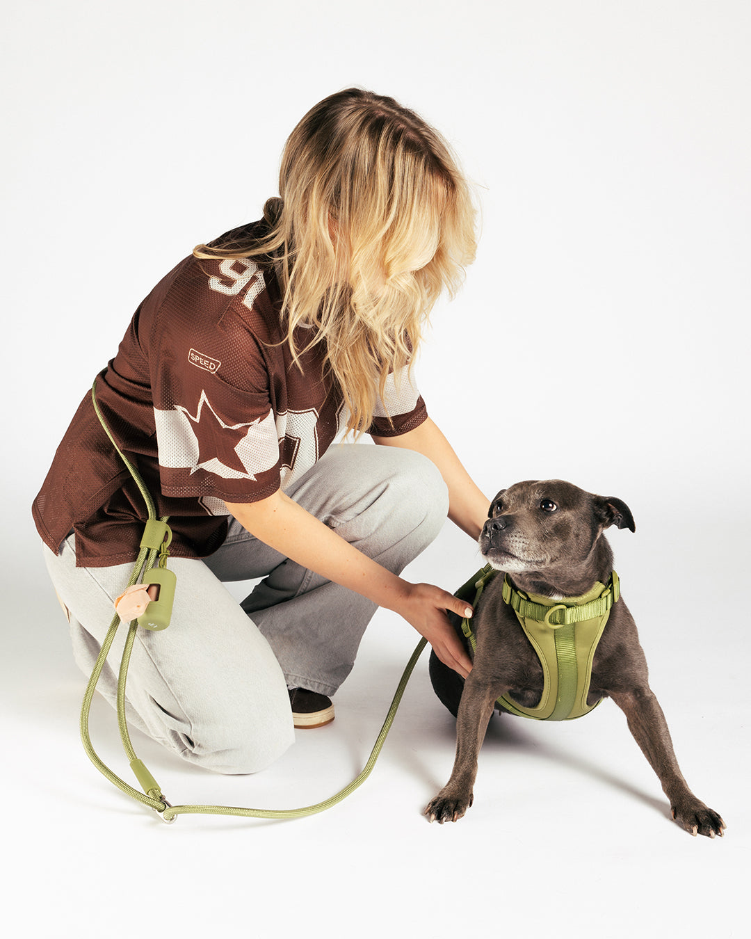 Moss Handsfree Dog Leash by UNBORINGBYPIP