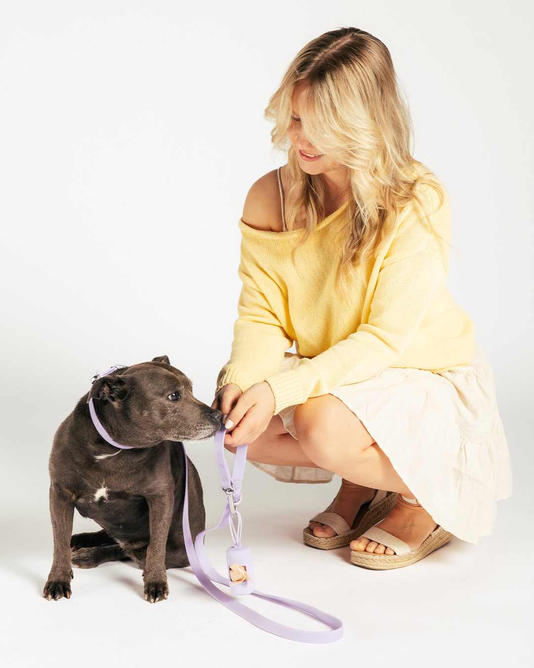 Waterproof Hondenhalsband - Lilac - UNBORINGBYPIP