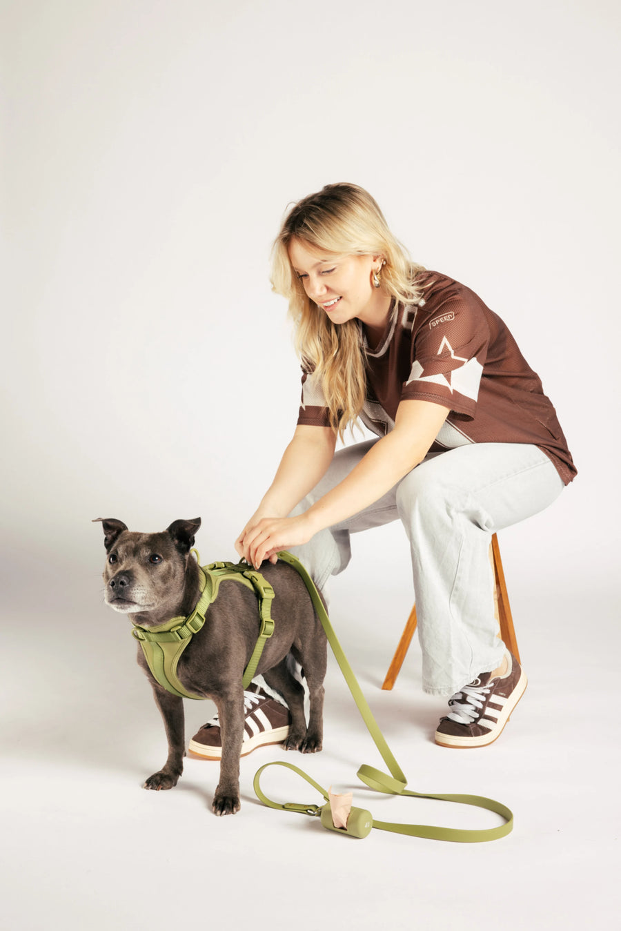Moss Dog Harness by UNBORINGBYPIP