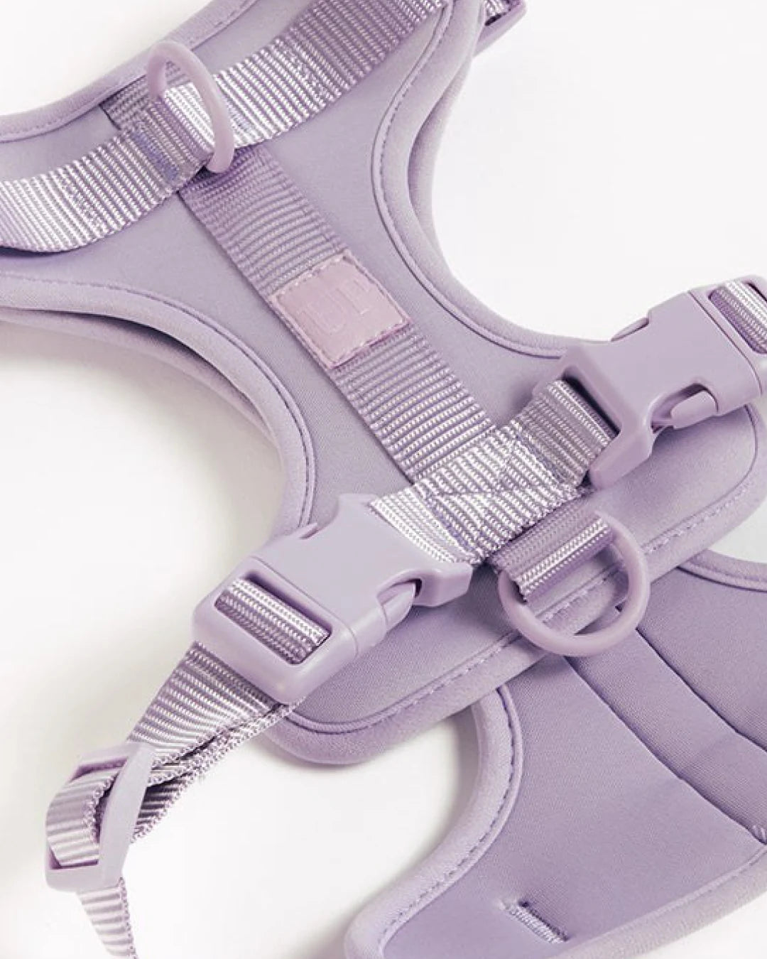Harnais rembourré pour chien - Lilac - détail