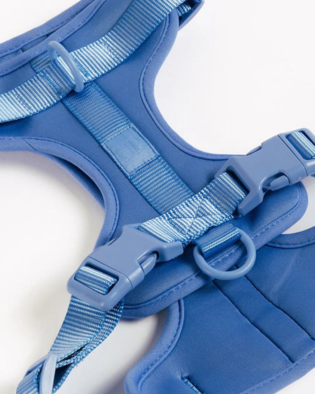 Cushioned Dog Harness - Moonlight Blue - detail