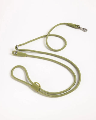 Hands-Free Rope Dog Leash - Moss