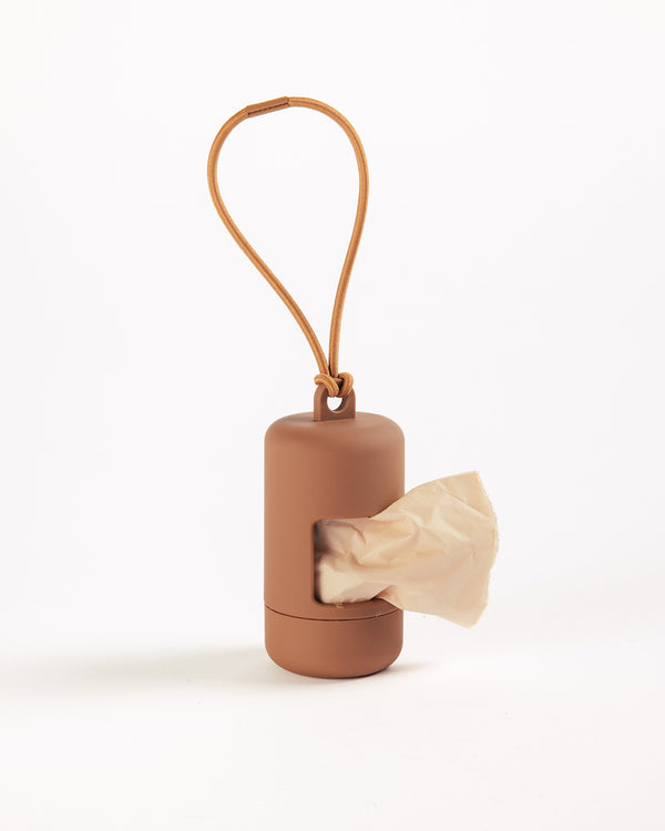 Cocoa Poop Bag Holder by UNBORINGBYPIP