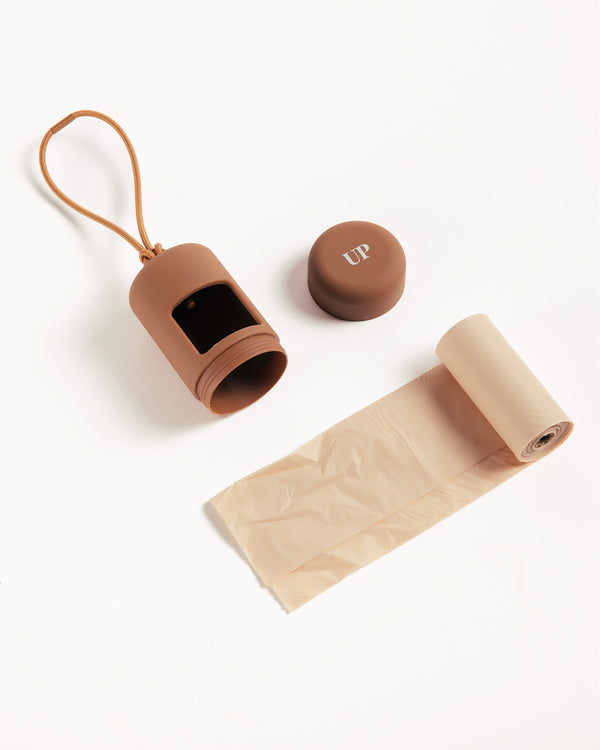 Cocoa Poop Bag Holder by UNBORINGBYPIP