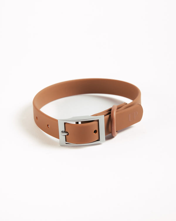 Cocoa Waterproof Dog Collar by UNBORINGBYPIP