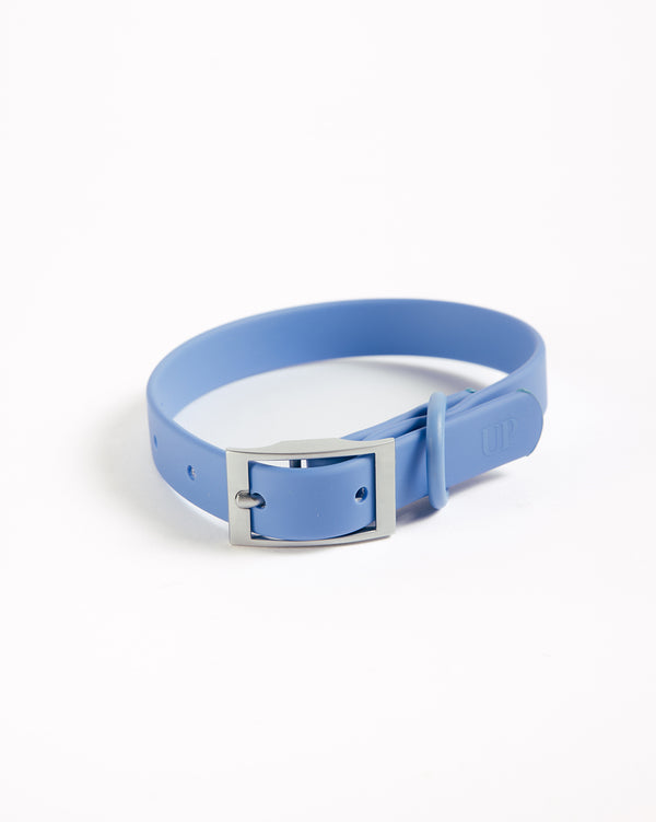 Moonlight Blue Waterproof Dog Collar by UNBORINGBYPIP